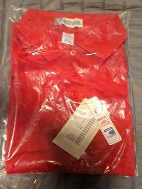 Extrele Men's Red Polo Shirt — Classic Short-Sleeve Casual Polo